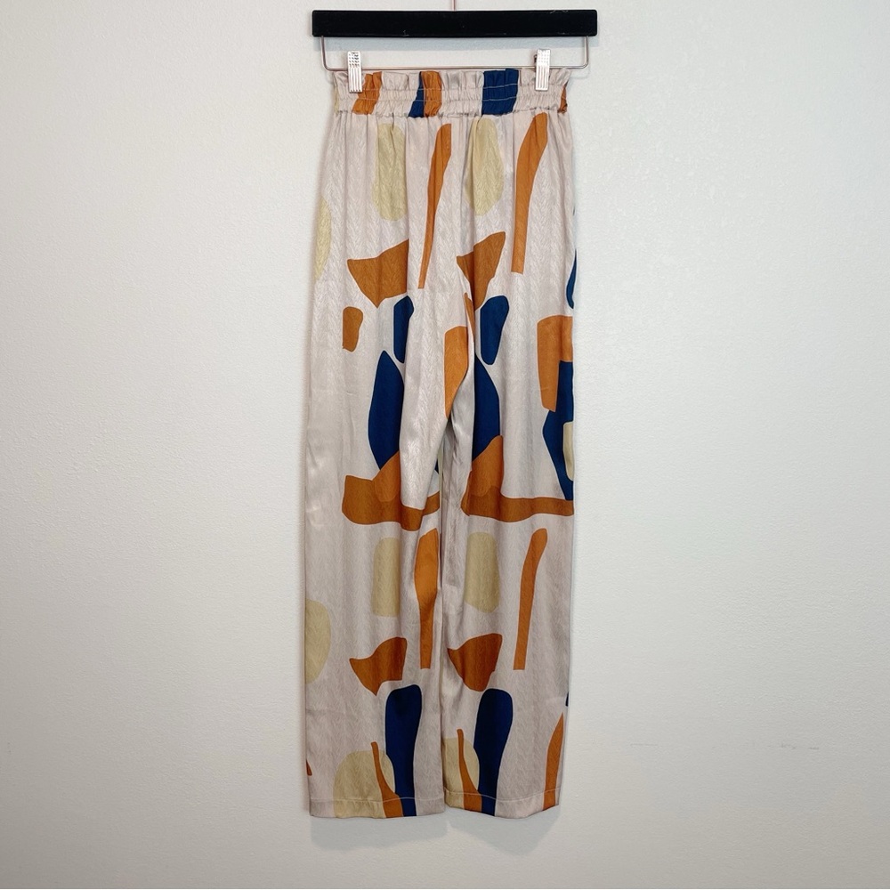 Diarrablu Beige Leer Pants XS NWT